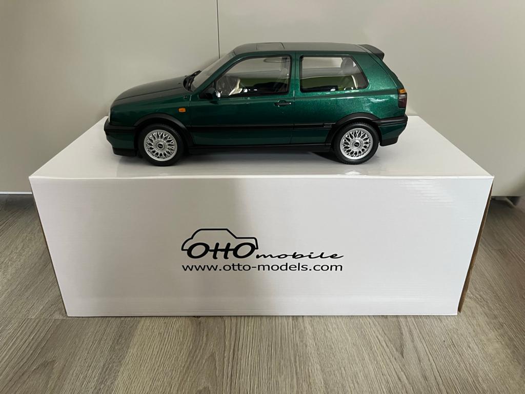 Volkswagen Golf 3 VR6 Carat Green OttoMobile 1/12, Ophalen of Verzenden, Zo goed als nieuw