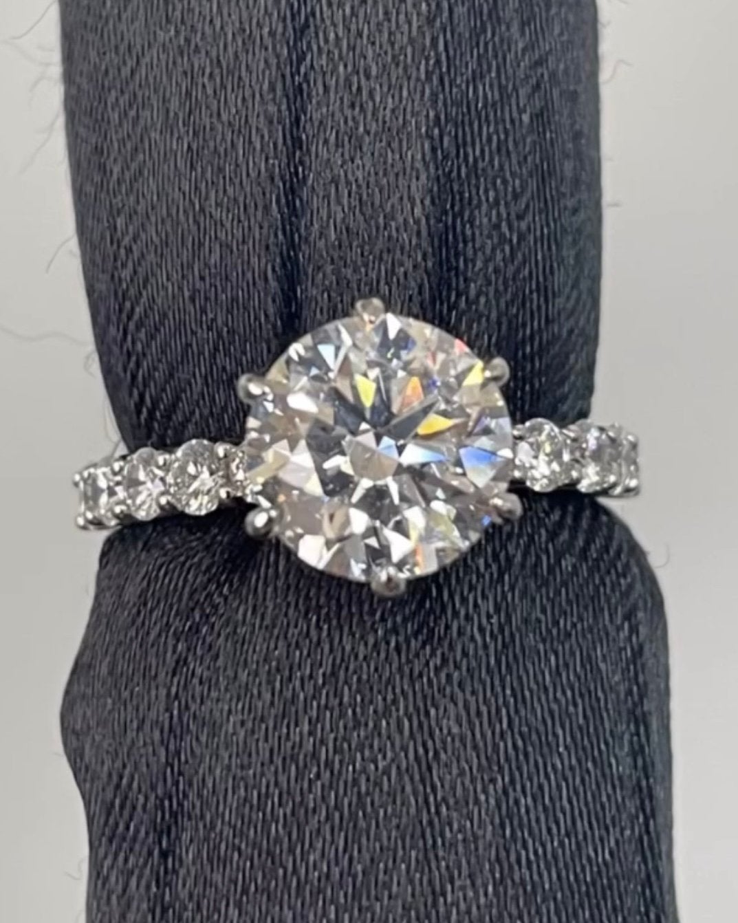 Op Maat: Diamant Ring GIA 750 585 Gold Verlovingsring, Nieuw, Ophalen of Verzenden, Kleiner dan 17, Met edelsteen