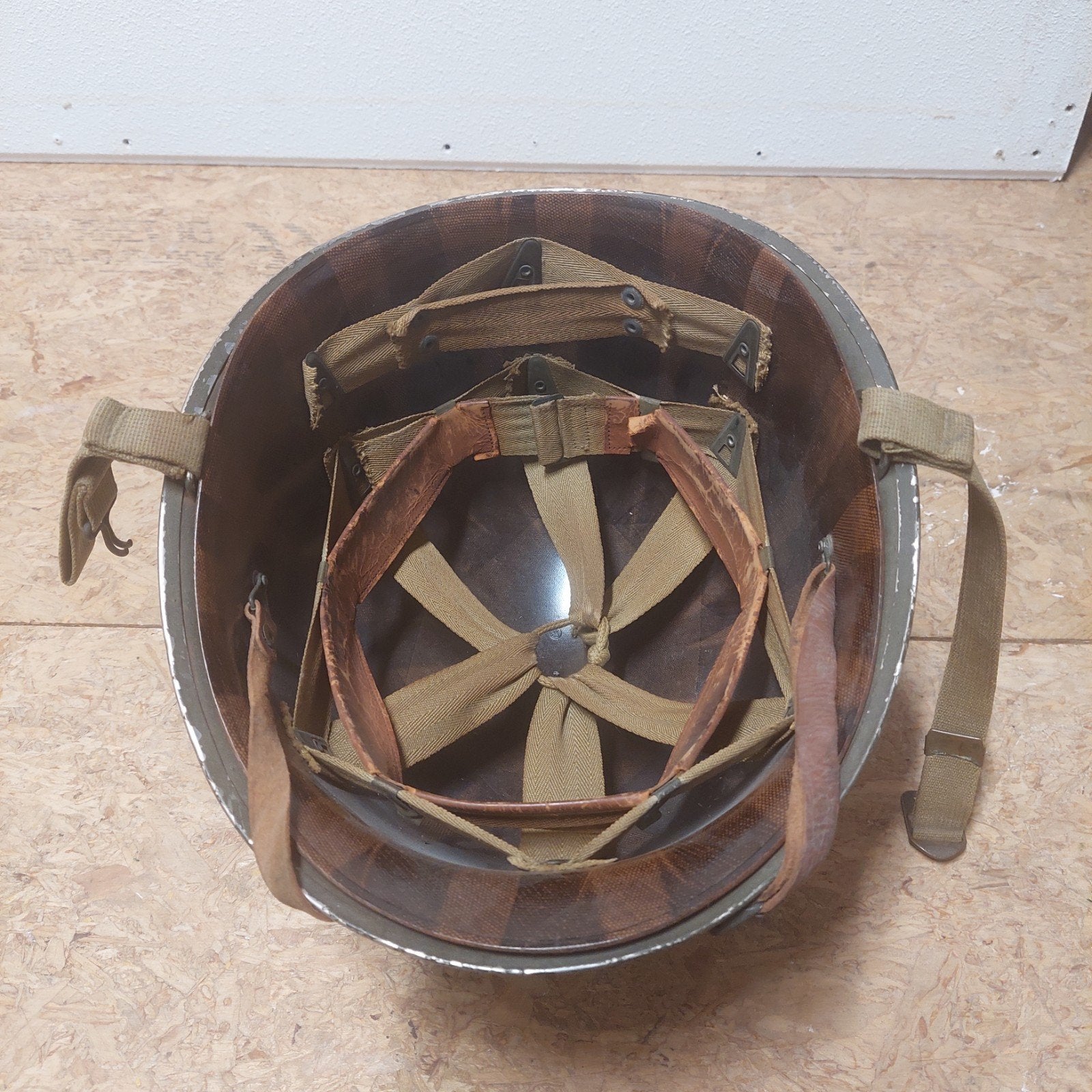 U.S.M1 Steel Helmet Wo2, Verzamelen, Ophalen of Verzenden, Landmacht, Amerika, Helm of Baret