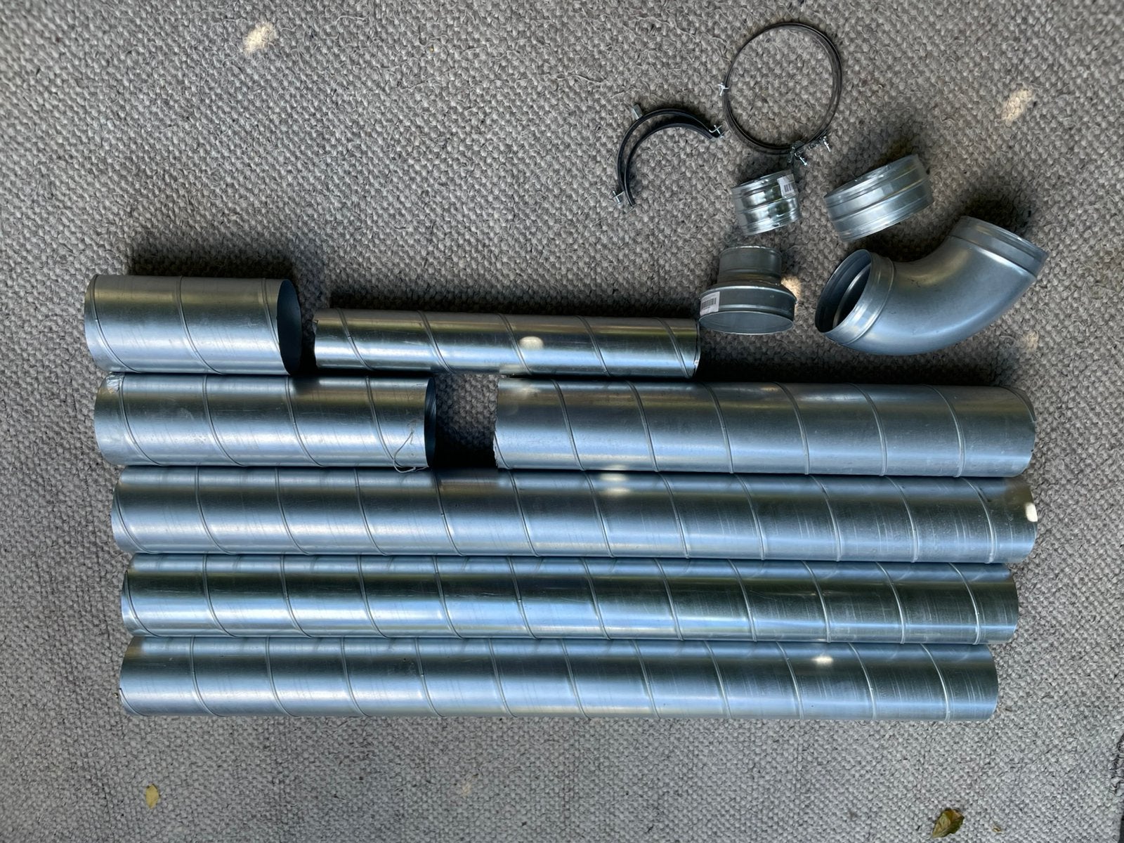 Restant Spiro 150 mm, Ophalen, Nieuw, Ventilator en Afzuiger