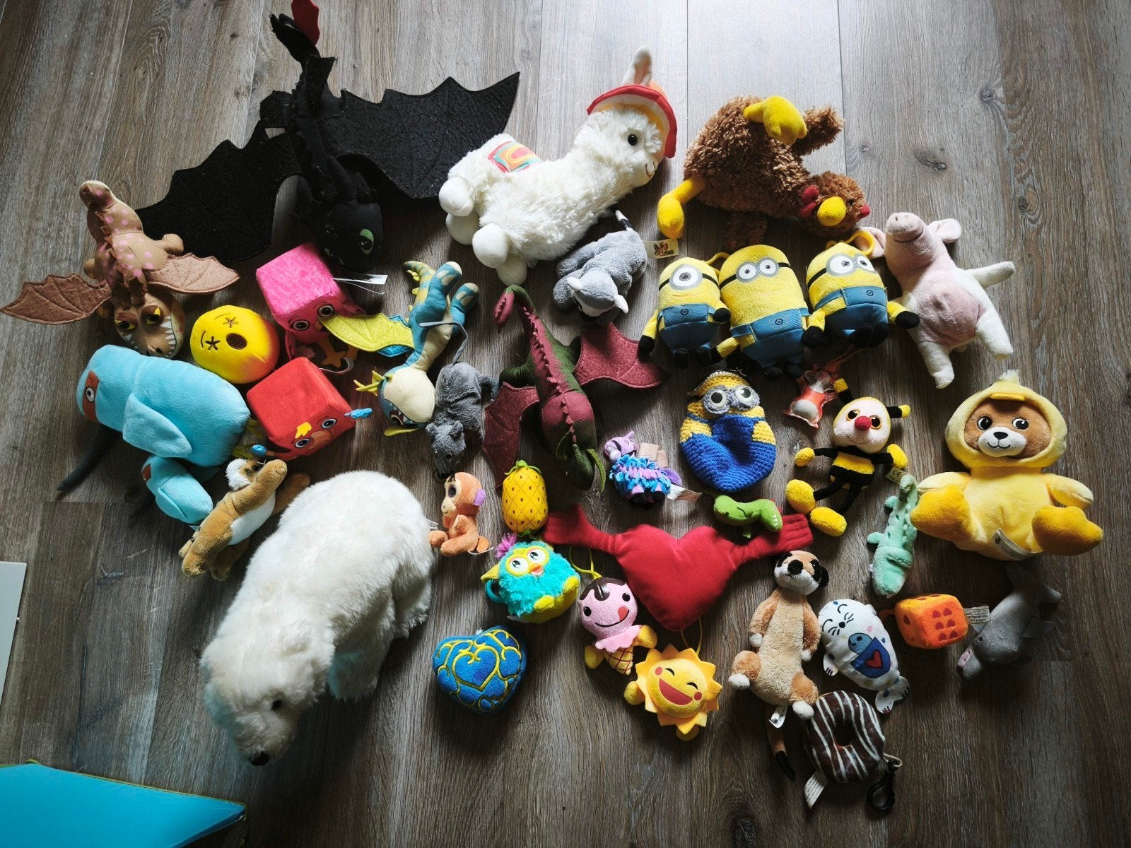 Grote collectie knuffels met opbergmanden, Gebruikt, Overige merken, Disney, Dinosaurus