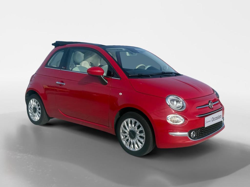 Fiat 500 C 0.9 TwinAir Turbo Lounge | Parkeersensoren | Blue, Auto's, Voorwielaandrijving, 12 maanden, Euro 6, Origineel Nederlands