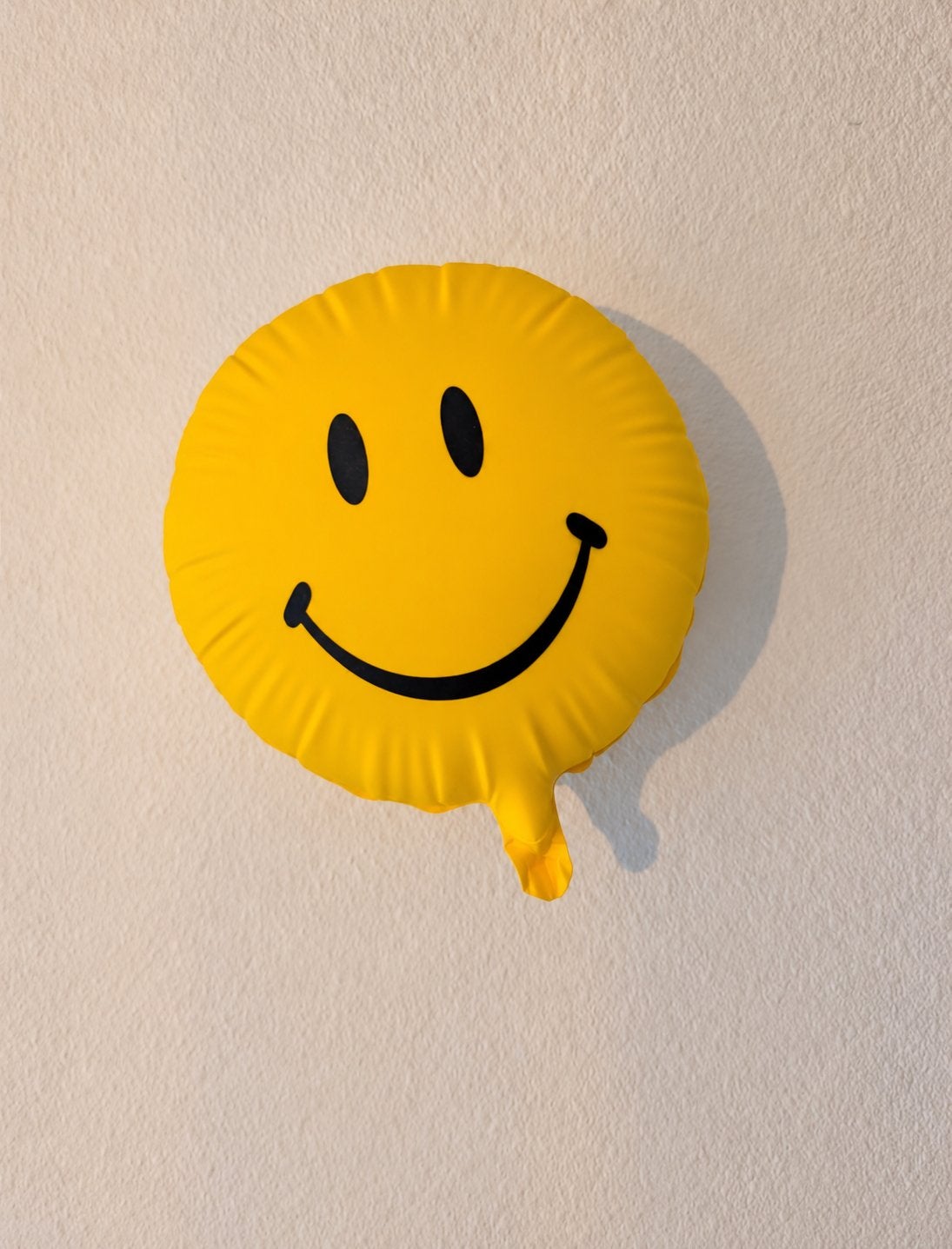 Gele Smiley Ballon Decoratie - Vrolijke Wanddecoratie, Overige merken, Geel, Nieuw, Ophalen of Verzenden