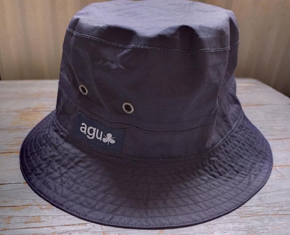 Agu regenhoed bucket hat regen, blauw, M, Kinderen, Ophalen of Verzenden, Zo goed als nieuw