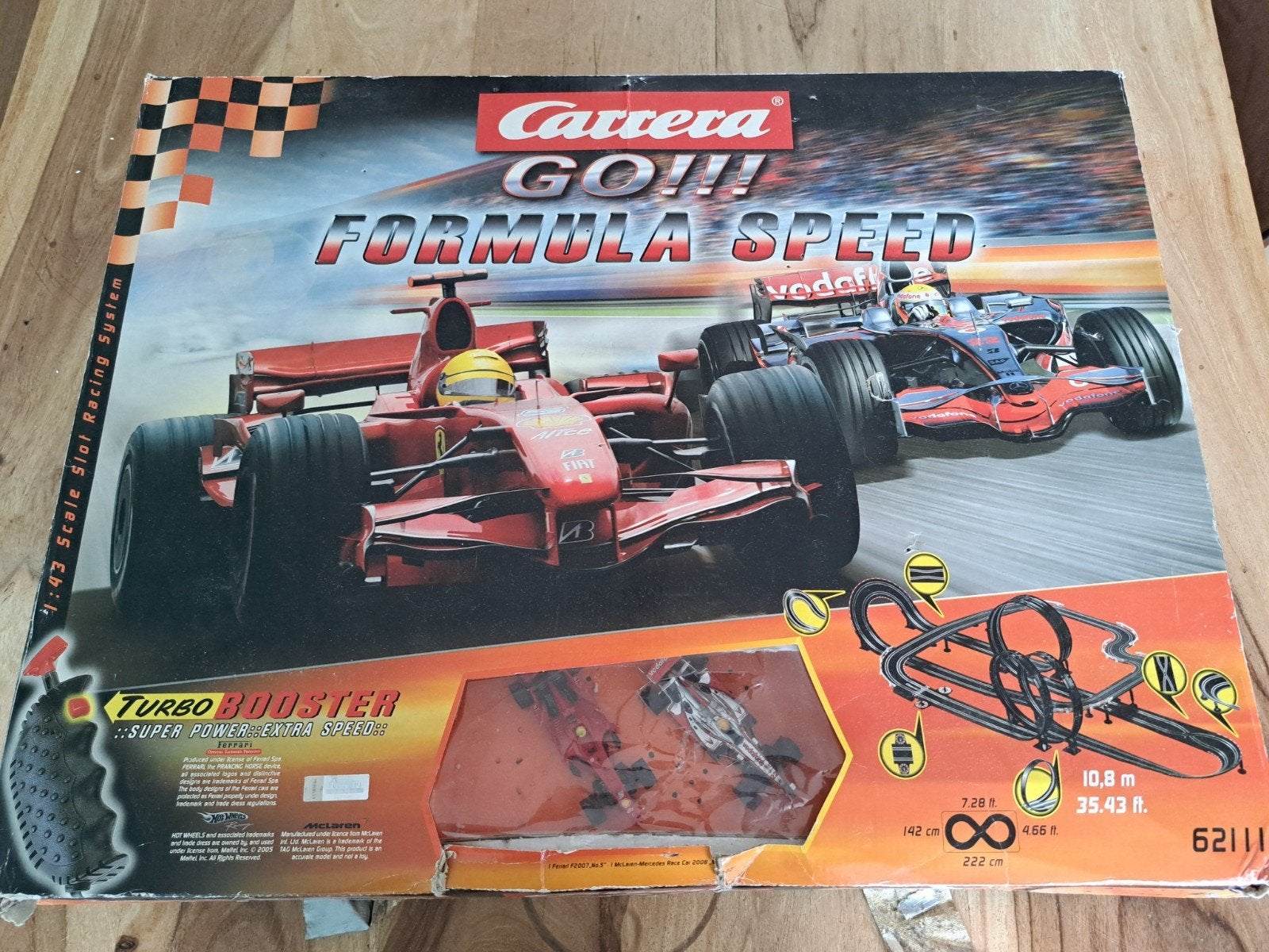 Carrera Racebaan Set met 2 Auto's en Controller, Ophalen, Racebaan, Zelf te bouwen, Carrera