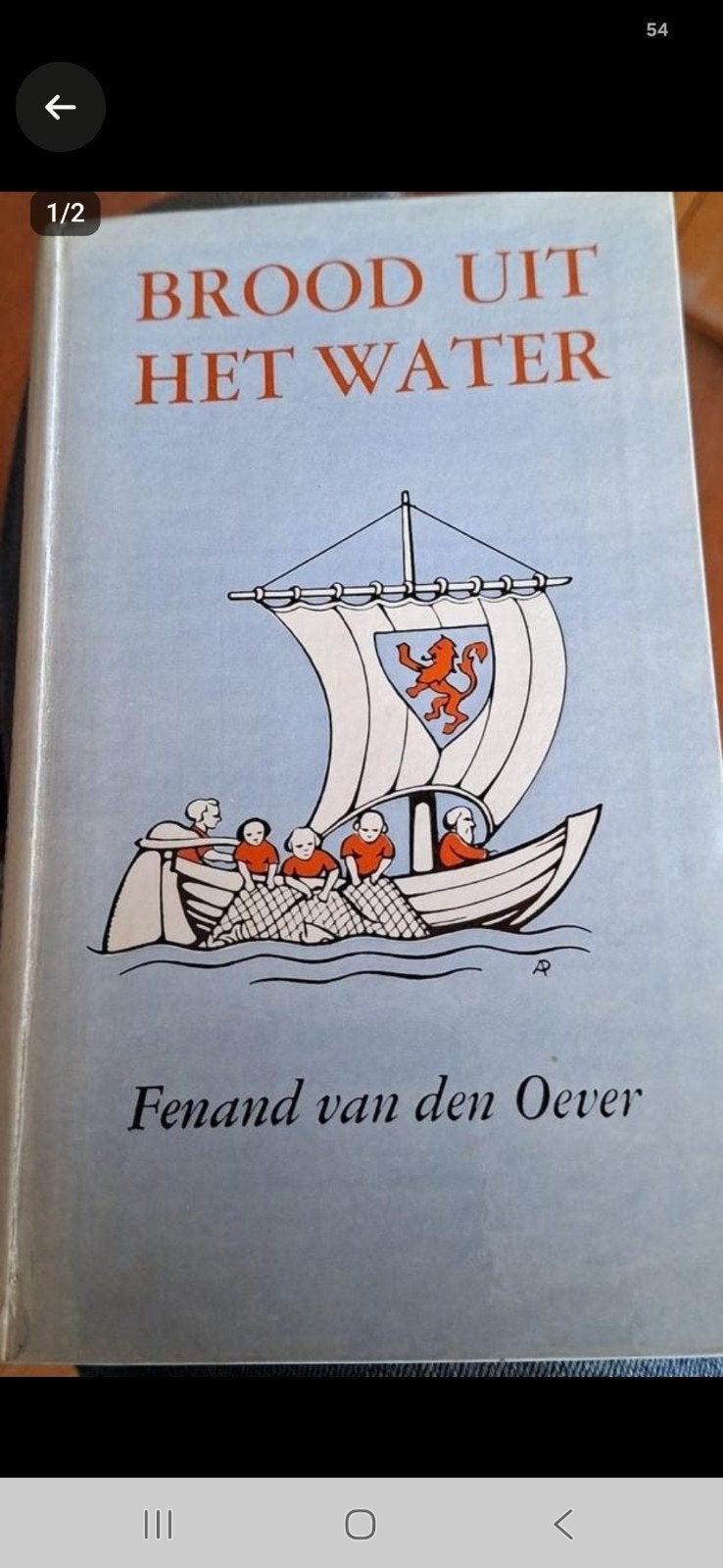 Brood uit het water - Fenand van den Oever, Boeken, Ophalen of Verzenden, Gelezen, Fenand van den Oever, Nederland