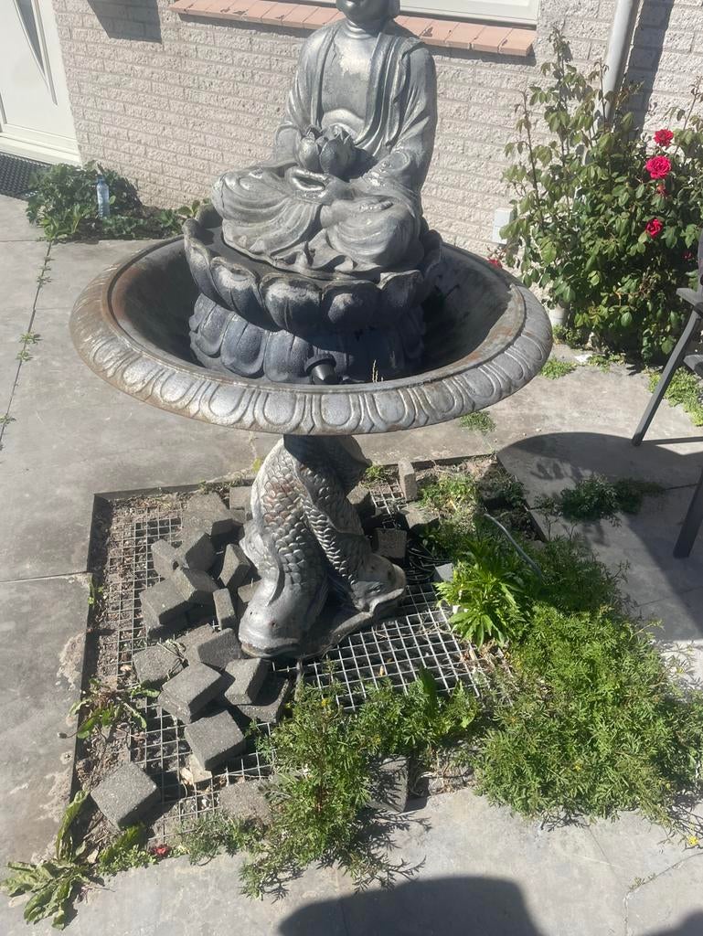 Fontein, Ophalen of Verzenden, Zo goed als nieuw, Gietijzer, Fontein
