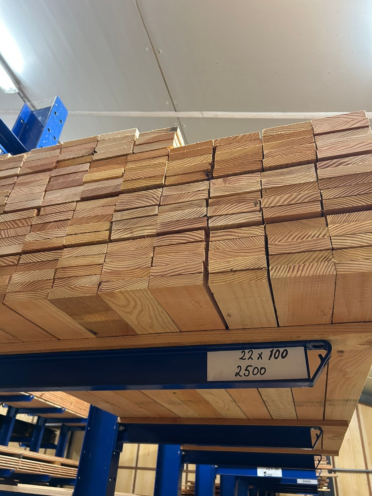 Douglas planken fijnbezaagd 22x100mm, Ophalen, Nieuw, 250 cm of meer, Planken