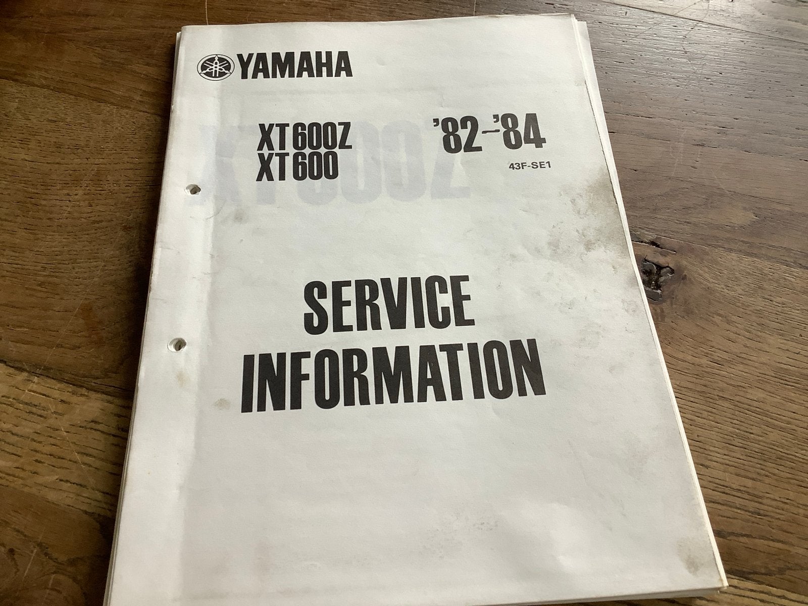 Yamaha XT600Z XT600 Service Info. Handleiding '82-'84. (118), Verzenden, Yamaha