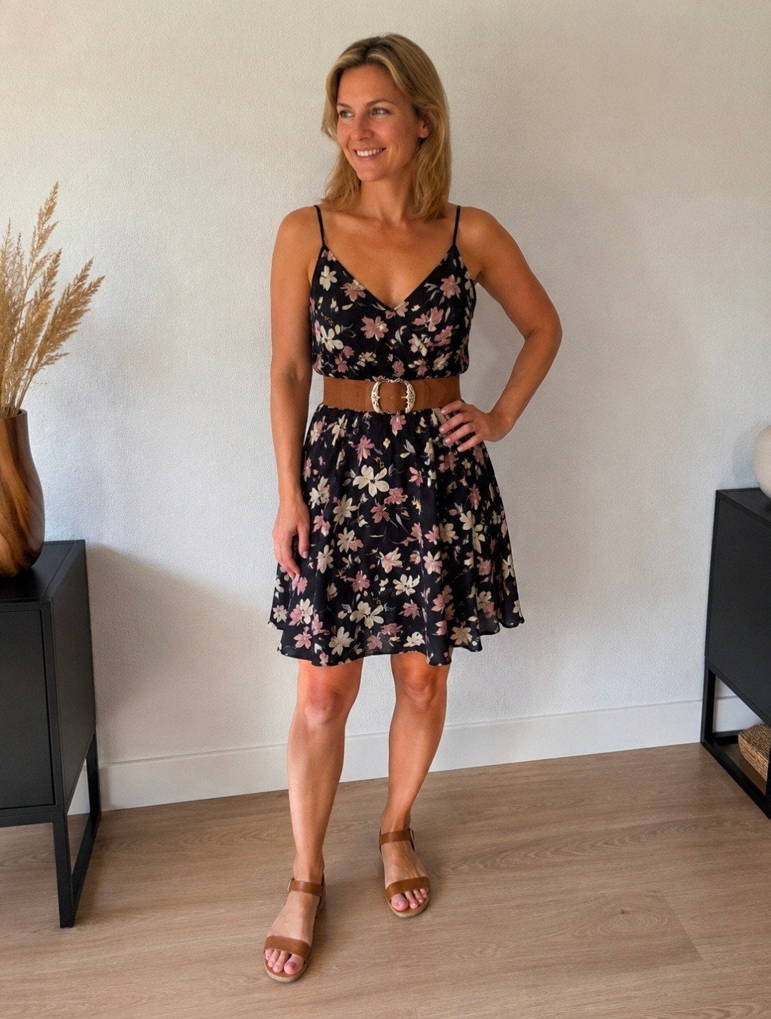 SHEIN Jurk – Maat 40/42, Zwart, Maat 42/44 (L), Nieuw, Ophalen of Verzenden