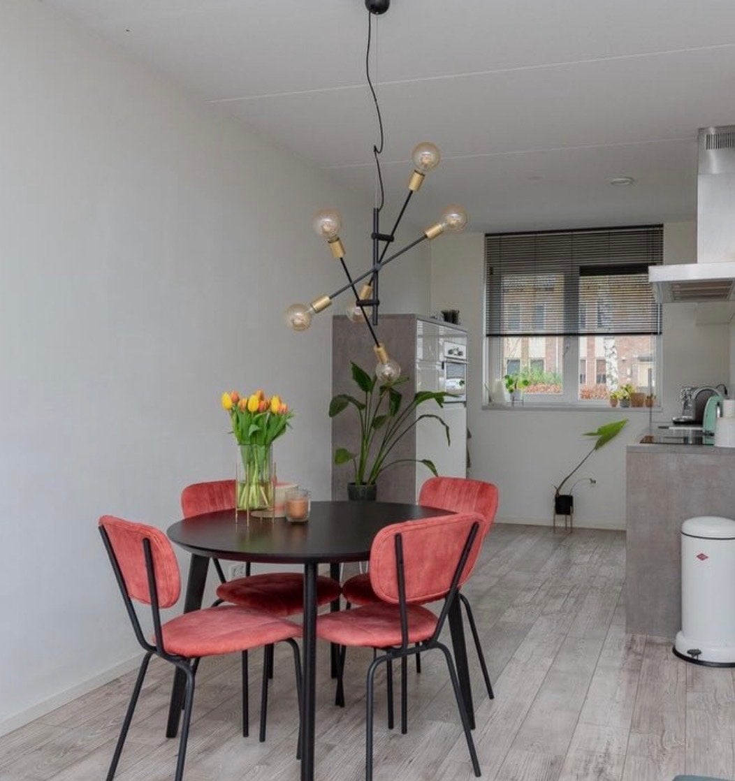 IKEA Eettafel - Rond, Zwart, Modern Design, Ophalen, Overige materialen, Gebruikt, 100 tot 150 cm