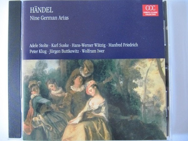 Händel - 9 German Arias, Deutsche Arien, Duitse Aria's, Ophalen of Verzenden, Zo goed als nieuw, Barok, Händel