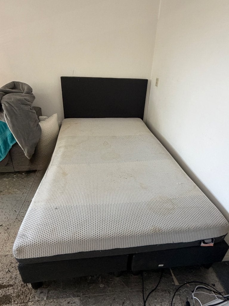 Bed, Ophalen, Gebruikt, Tweepersoons, 120 cm