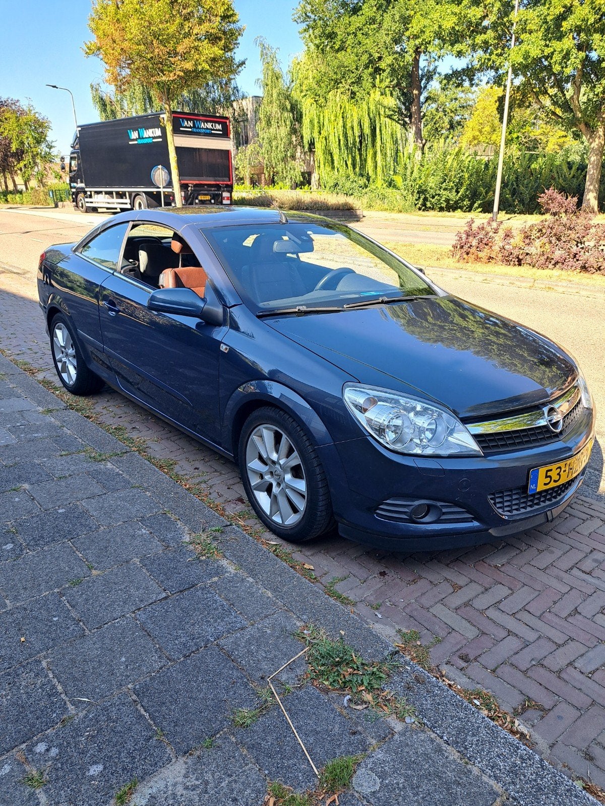 Opel Astra 1.8-16V 140pk 2009 Blauw, Auto's, Voorwielaandrijving, 4 cilinders, Cabriolet, 1796 cc