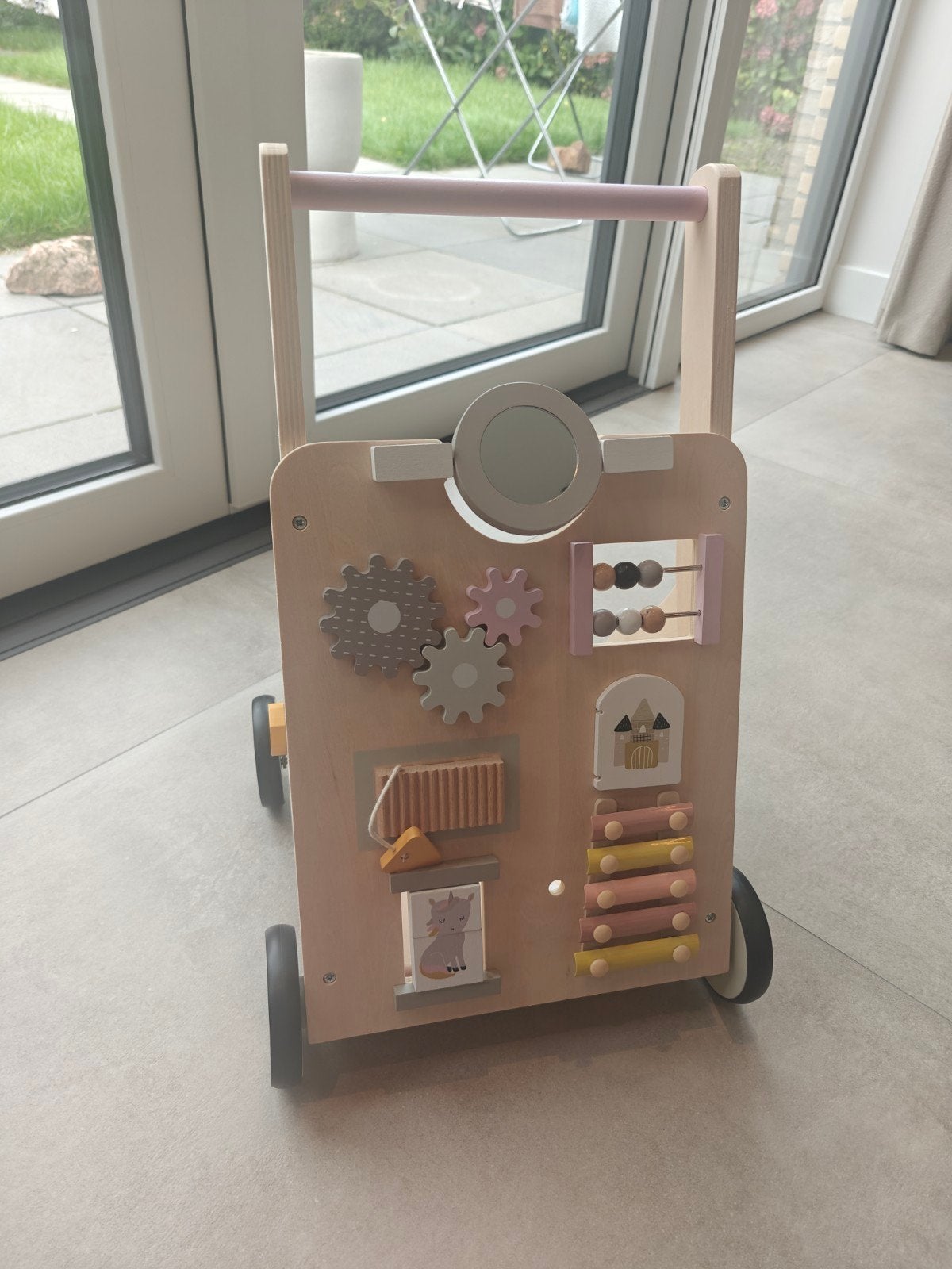 Petite Amélie - Houten loopwagen met activiteitenpaneel, Ophalen, Nieuw, Overige typen, Met wieltjes