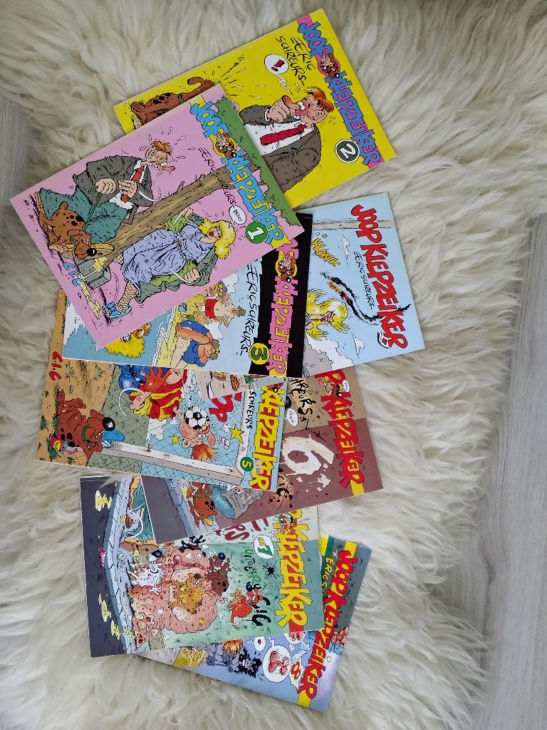 joop klepzeiker, 1-8, Boeken, Strips | Comics, Gelezen, Eric Schreurs, Europa, Ophalen of Verzenden