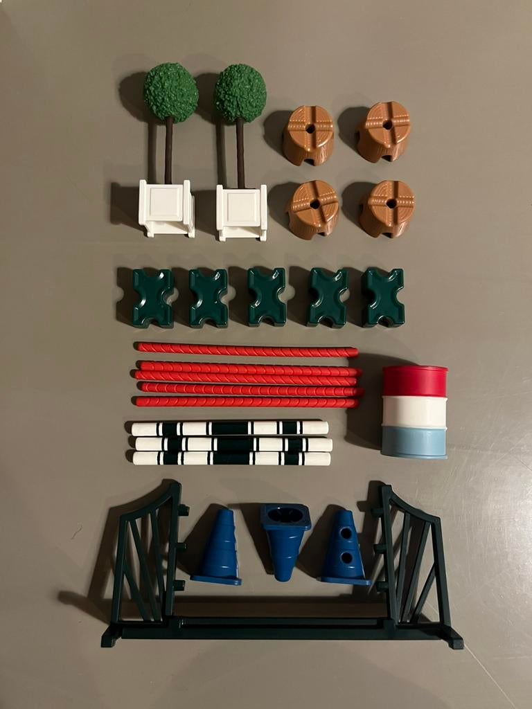 Schleich Springparcours Set, Ophalen of Verzenden, Gebruikt