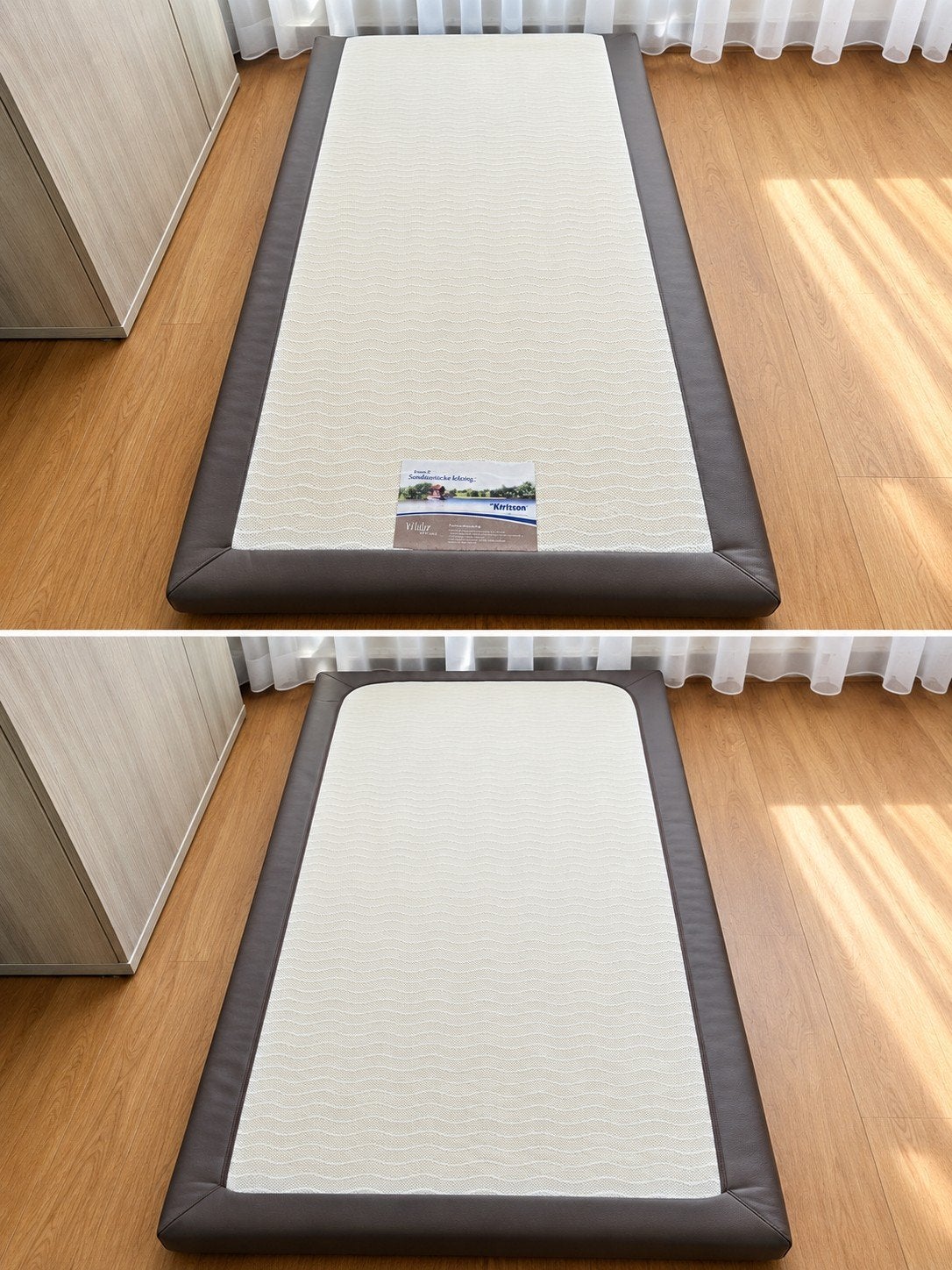 2 x 90 bij 200 Eenpersoons matras, met topper 180 bij 200, Huis en Inrichting, Ophalen, 90 cm, Eenpersoons, Zo goed als nieuw