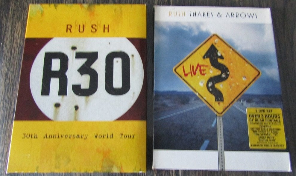 RUSH  DVD R30 + SNAKES ARROWS, Cd's en Dvd's, Alle leeftijden, Ophalen of Verzenden, Gebruikt, Concert