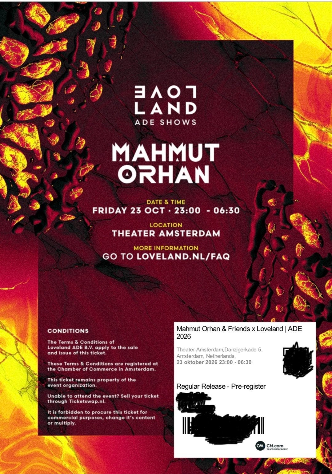 Mahmut Orhan & Friends x Loveland | ADE 2026, Twee personen, Meerdaags