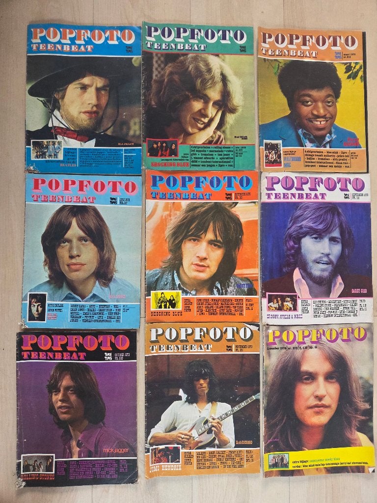 Popfotos unieke verzameling jaren 67-68-69 70, Ophalen of Verzenden