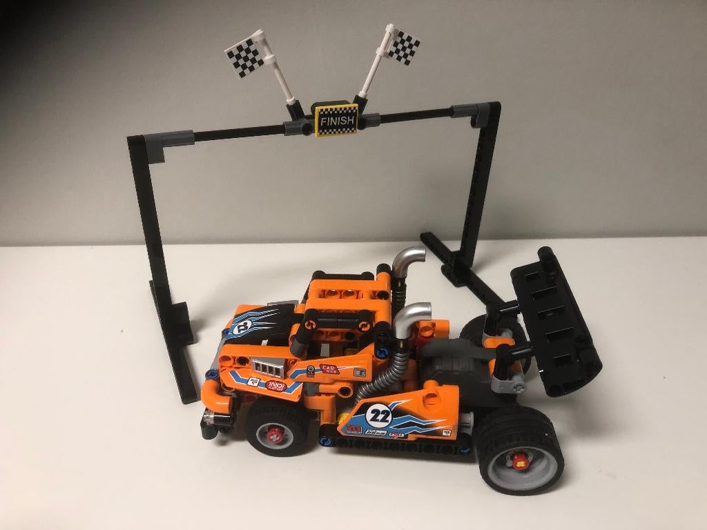 Lego Technics 42104 racetruck zgan, Lego, Ophalen of Verzenden, Zo goed als nieuw, Complete set