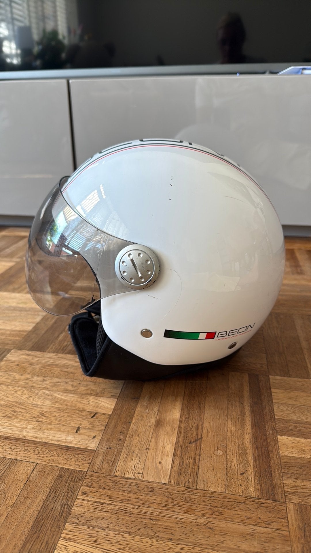 Mooie scooterhelm van Beon design maat S (55-56), Ophalen of Verzenden, Zo goed als nieuw, Small