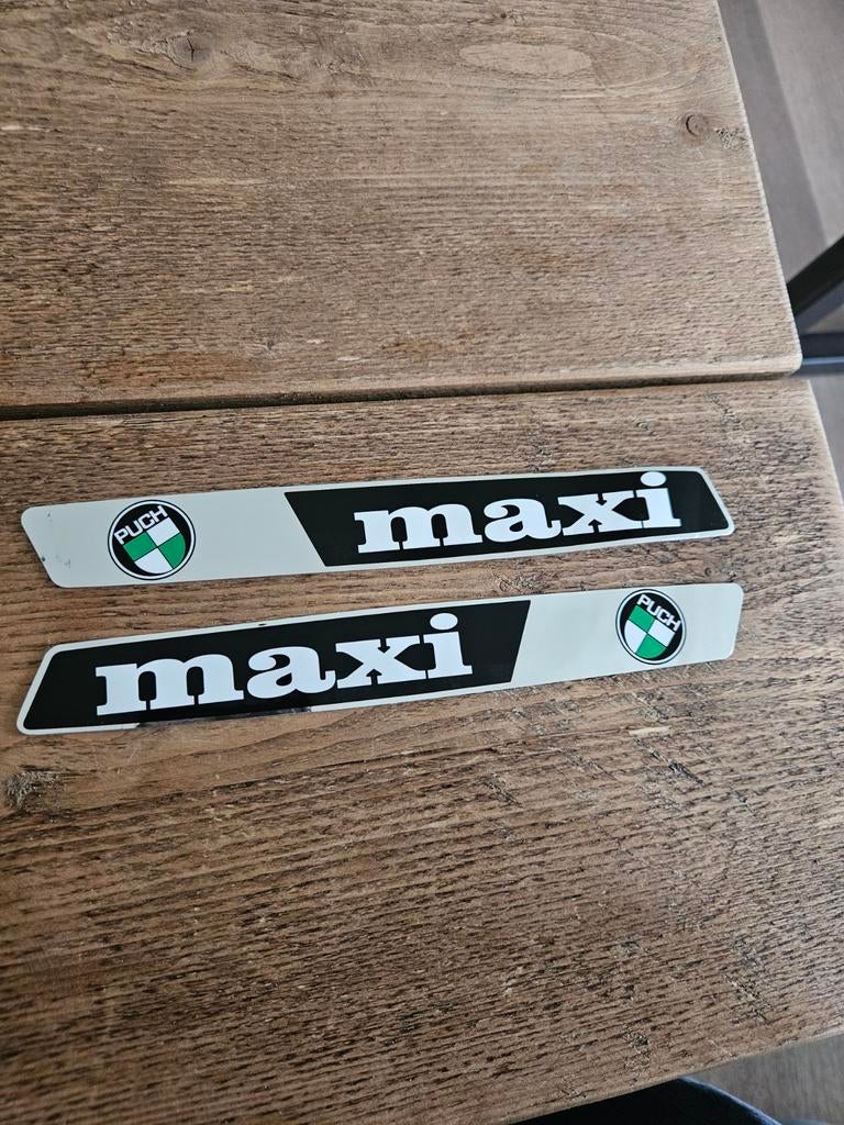 Puch Maxi stickers, Ophalen of Verzenden, Zo goed als nieuw, Auto's
