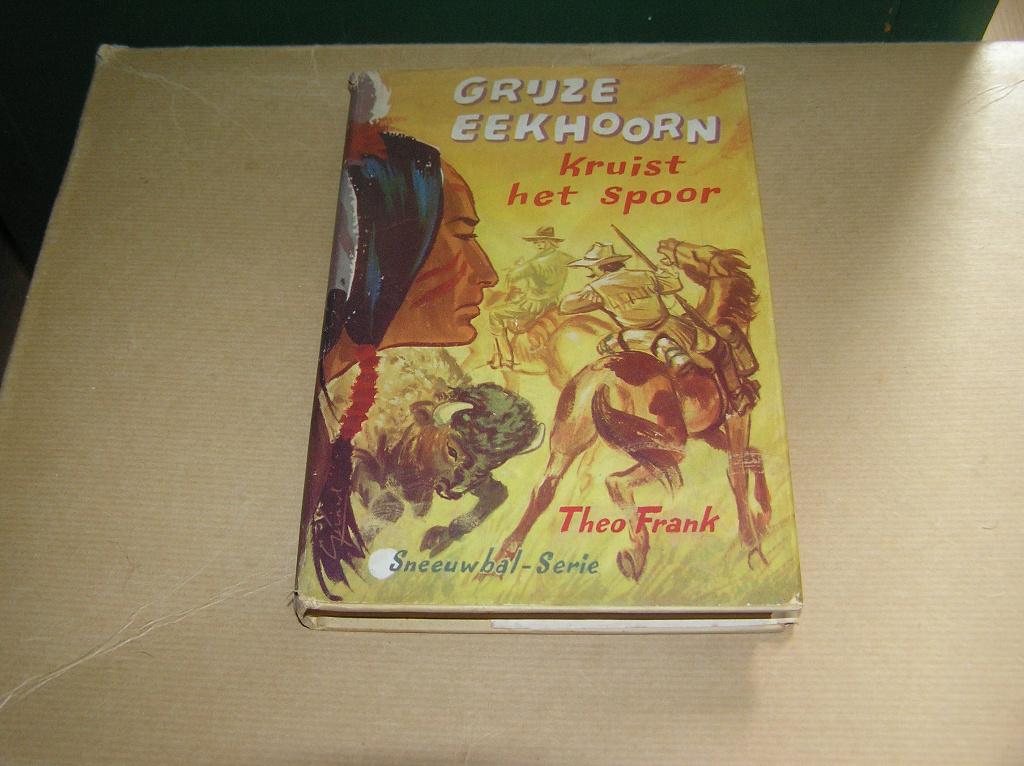 Grijze eekhoorn kruist het spoor-Theo Frank, Gelezen, Ophalen of Verzenden, Theo Frank, Fictie