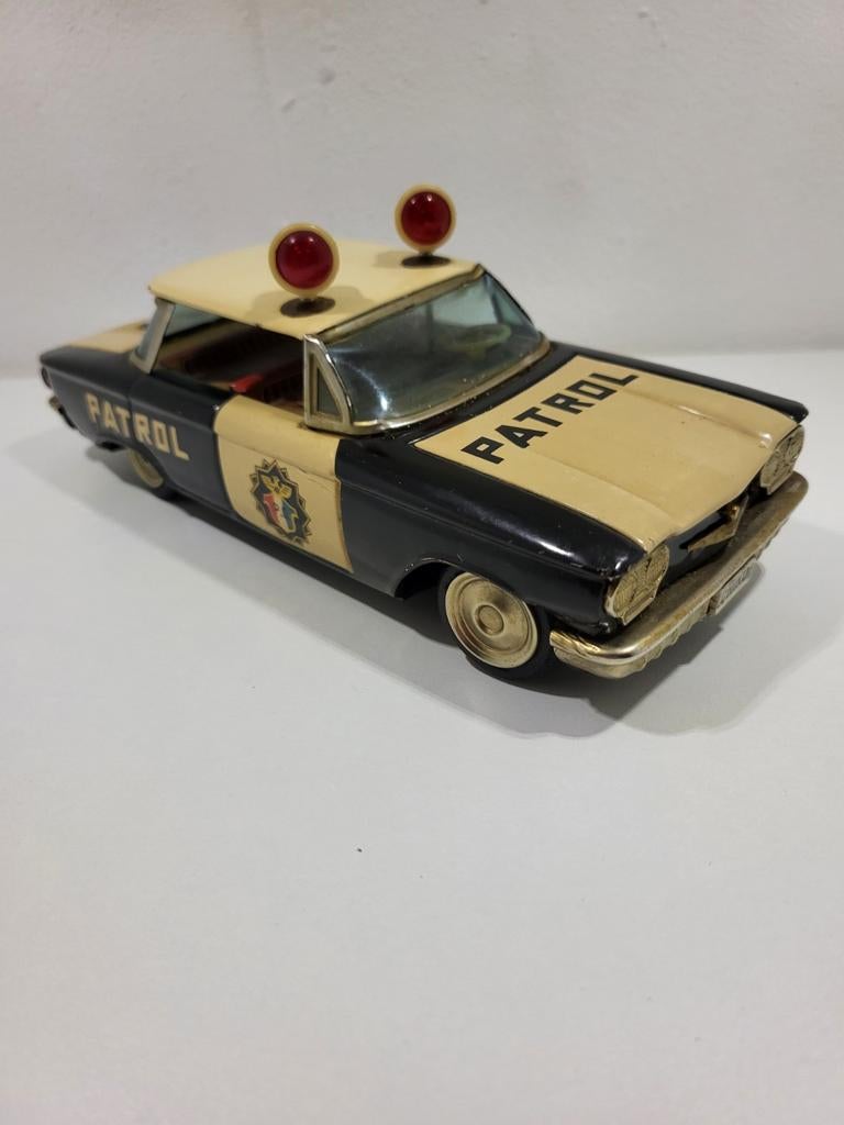 Ichiko politie auto, made in Japan, Antiek en Kunst, Ophalen of Verzenden