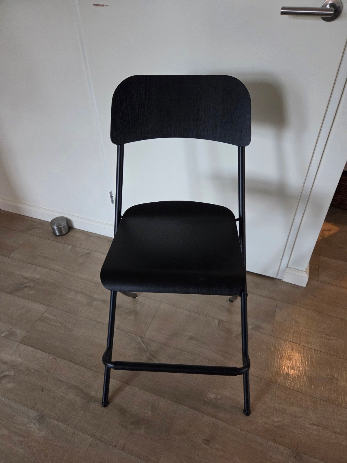 Ikea Franklin barkruk 63 cm, Huis en Inrichting, Stoelen, Ophalen, Gebruikt, Zwart, Eén