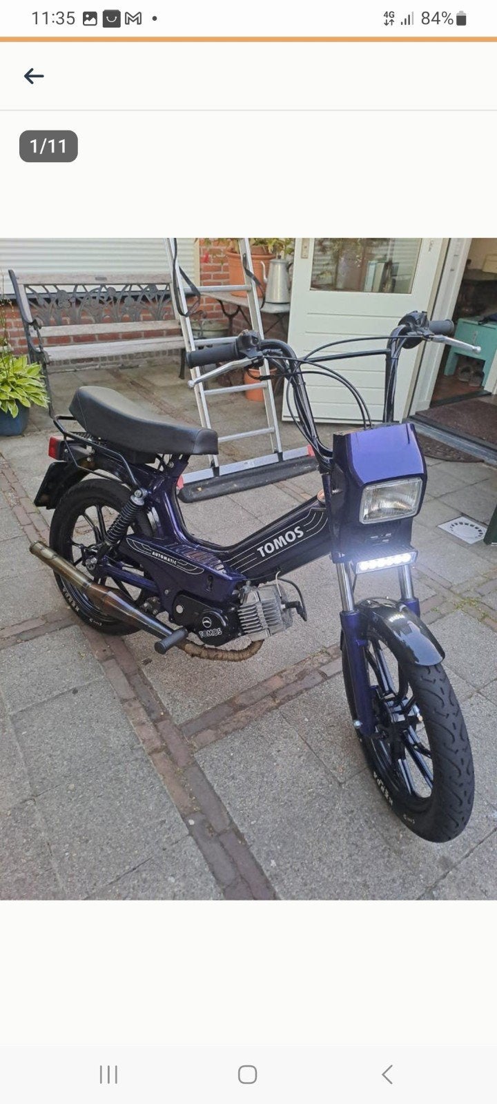 tomos frame gezocht met kenteken. en papieren alles kloppend, Fietsen en Brommers, Ophalen, Gebruikt, Maximaal 45 km/u, 1 versnellingen