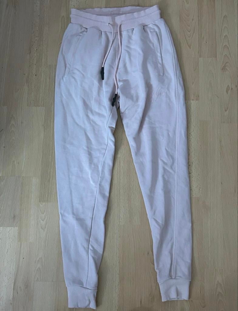 Malelions XS broek lichtroze met touwtjes en ritszakken, Verzenden, Roze, Maat 34 (XS) of kleiner, Lang