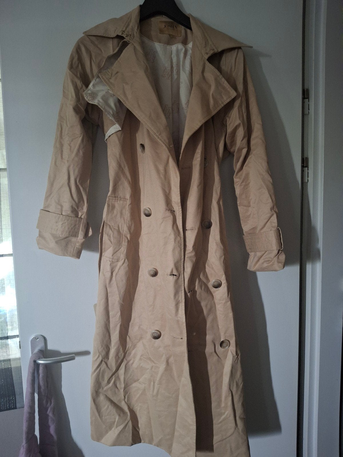 Josh V zomerjas / trenchcoat - Zo goed als nieuw maat M, Maat 38/40 (M), Beige, Ophalen of Verzenden, Zo goed als nieuw