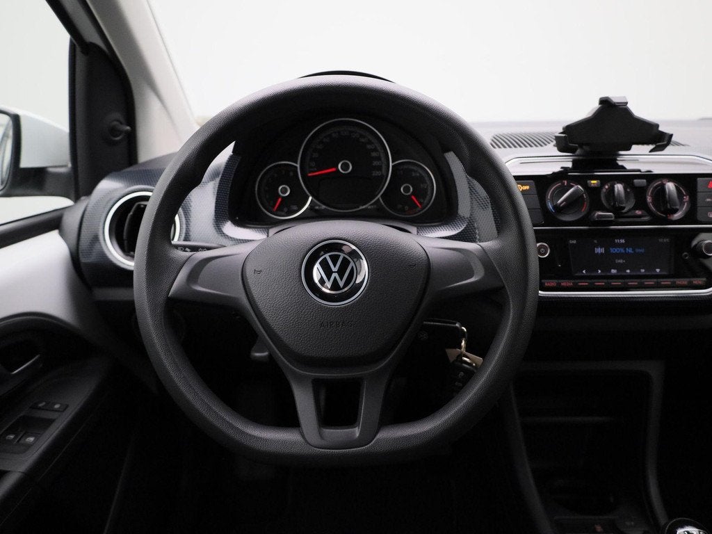 Volkswagen Up! 1.0 | DAB | Bluetooth | Airco | 5-Deurs, 12 maanden, Stof, Gebruikt, 4 stoelen