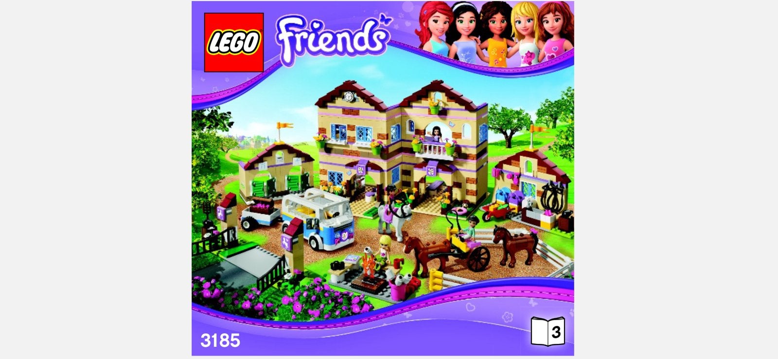 Lego paardenkamp 3185 manege, Kinderen en Baby's, Ophalen of Verzenden, Gebruikt, Lego