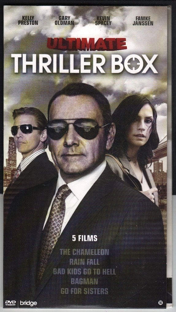 Ultimate Thriller Box, karton, 5 films. DVD. Titels in tekst, Engels, Vanaf 16 jaar, Nederlands, Ophalen of Verzenden
