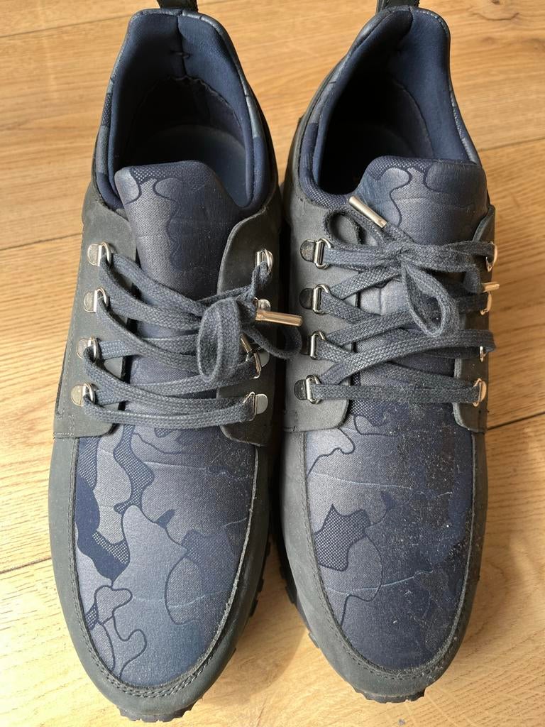 Mallet Heren Schoenen Maat 45 - Zo Goed Als Nieuw, Kleding | Heren, Schoenen, Ophalen of Verzenden, Zo goed als nieuw, Blauw, Sneakers of Gympen