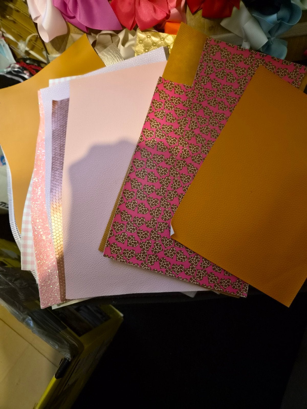 pu lapjes voor haarstrikken, Ophalen of Verzenden, Zo goed als nieuw, Knutselmateriaal