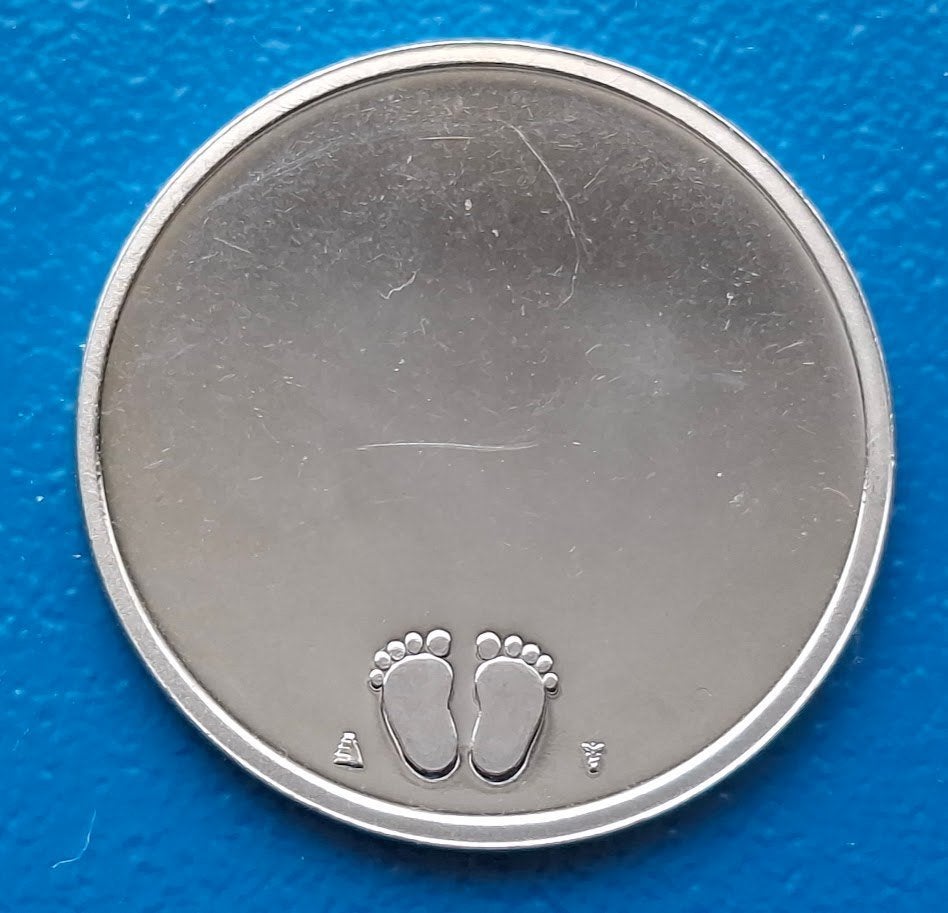 Penning Geboorteset 2003 - Trappelend van ongeduld....., Verzenden, Overige materialen, Nederland