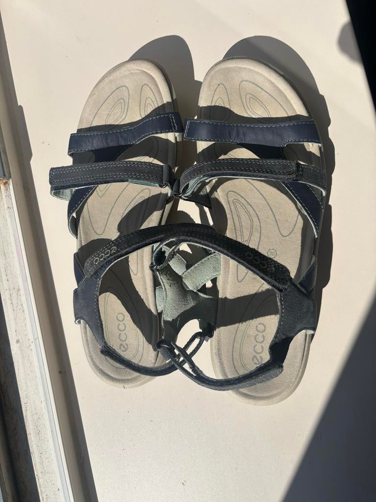 Ecco sandalen - Comfortabele wandelsandalen maat 38, Kleding | Dames, Schoenen, Blauw, Zo goed als nieuw, Sandalen of Muiltjes