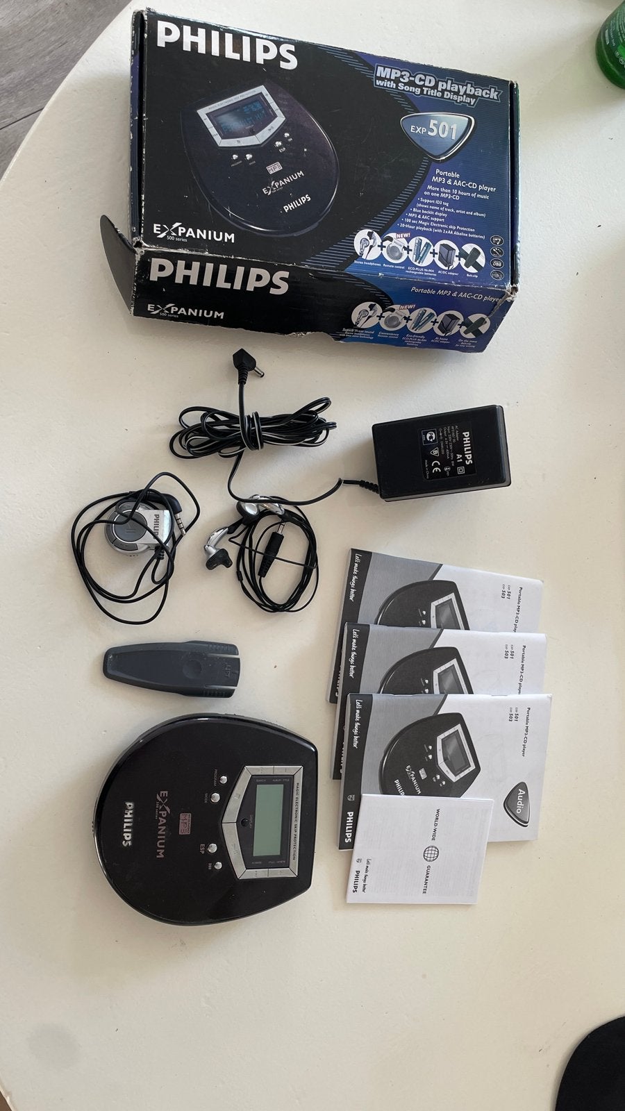 Philips EXP501 MP3-CD Speler met EXPANIUM technologie, Ophalen, Zo goed als nieuw, Philips, Draagbaar