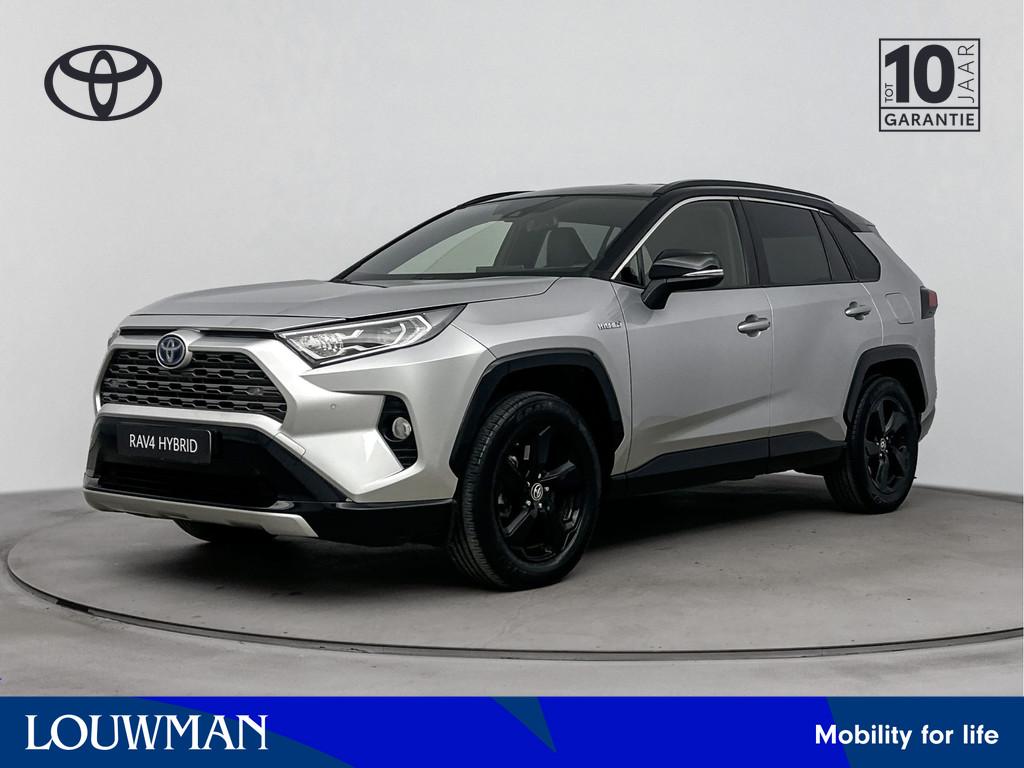 Toyota RAV4 2.5 Hybrid Bi-Tone | Half-Leder Interieur | Appl, Auto's, Toyota, 12 maanden, Gebruikt, 4 cilinders, Leder en Stof