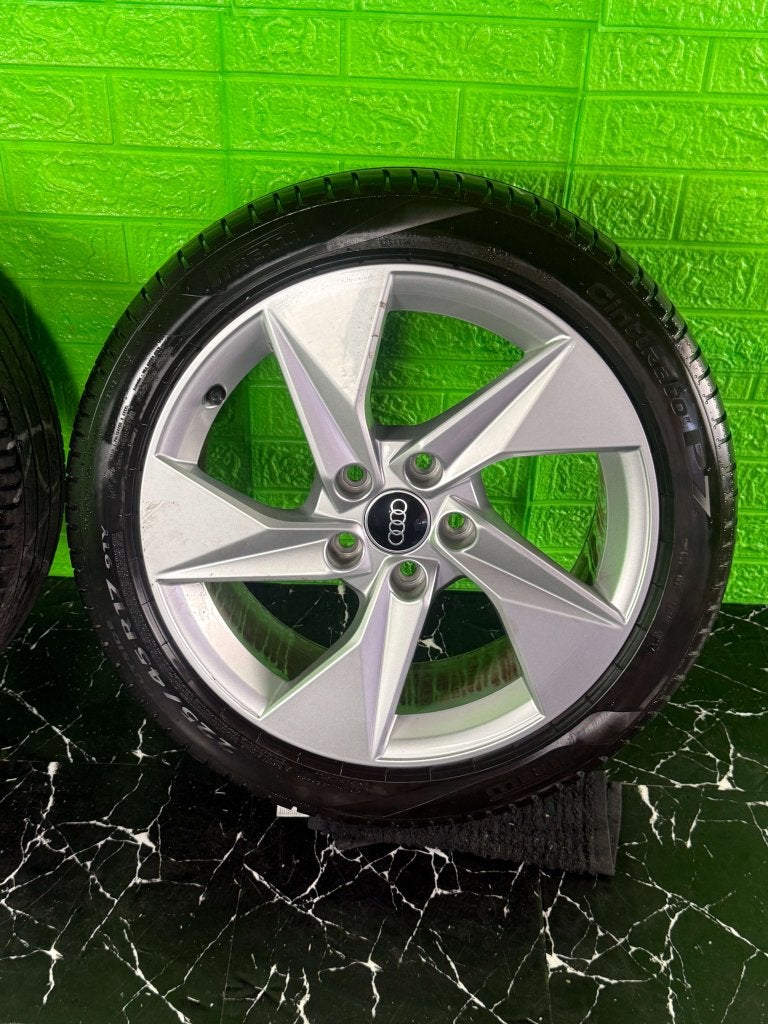 Originele Audi A3 S3 velgen 17" 5x112 zomerset 6mm caddy, Niet ingevuld, Gebruikt, Banden en Velgen, Niet ingevuld