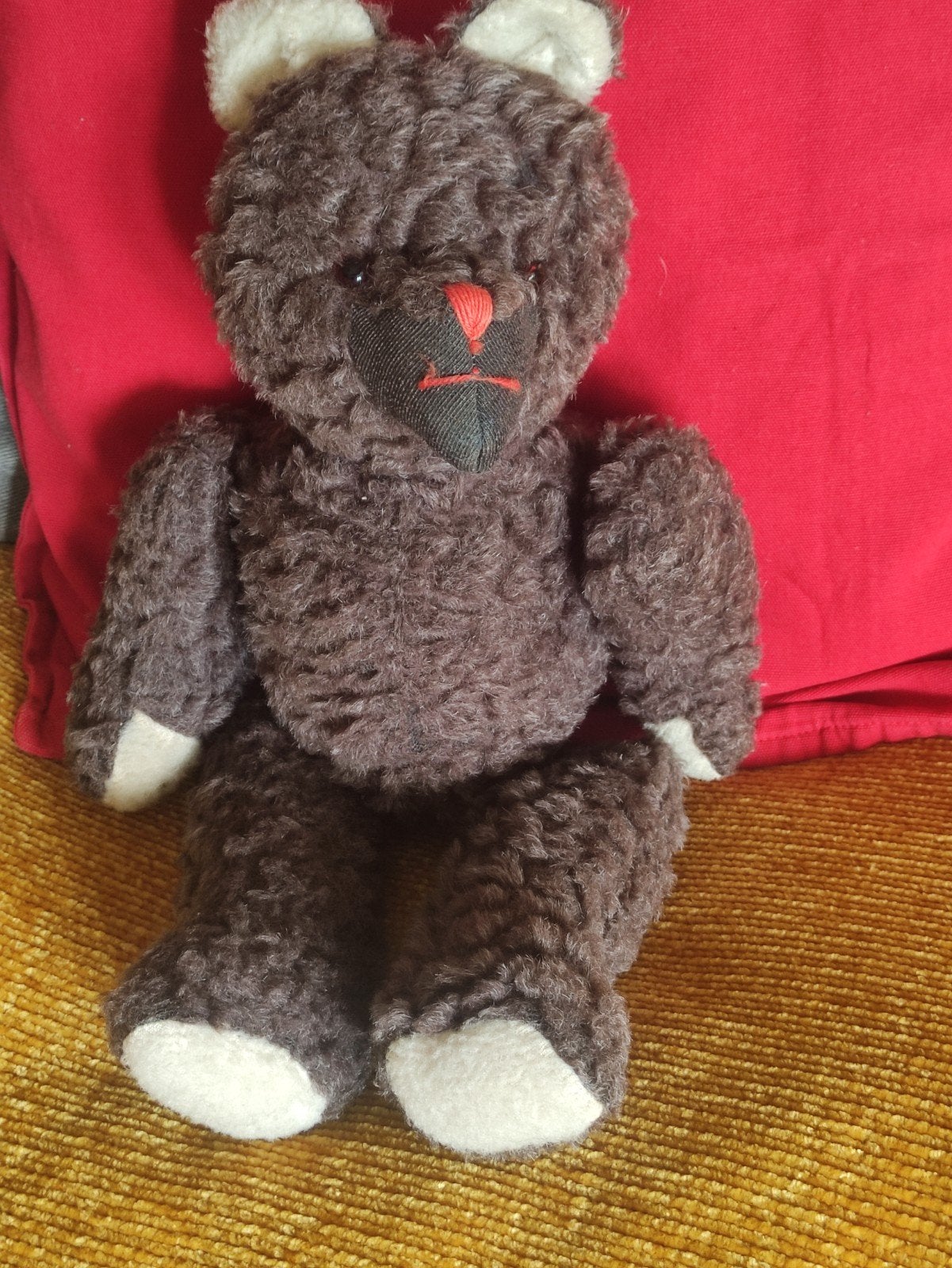 vintage teddybeer, Ophalen of Verzenden, Gebruikt, Stoffen beer, Overige merken