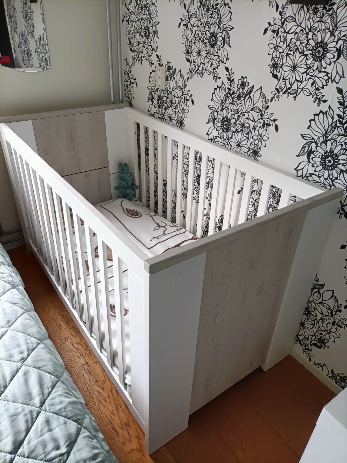 Interbaby Arizona meegroei ledikant 70x140 z.g.n + extra's!, Ophalen, Zo goed als nieuw, Ledikant
