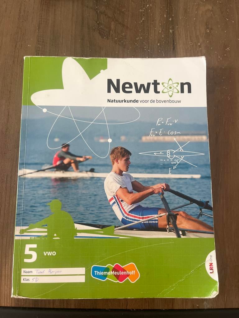 Newton Natuurkunde voor de bovenbouw 5 VWO, Ophalen of Verzenden, Zo goed als nieuw, VWO, Natuurkunde