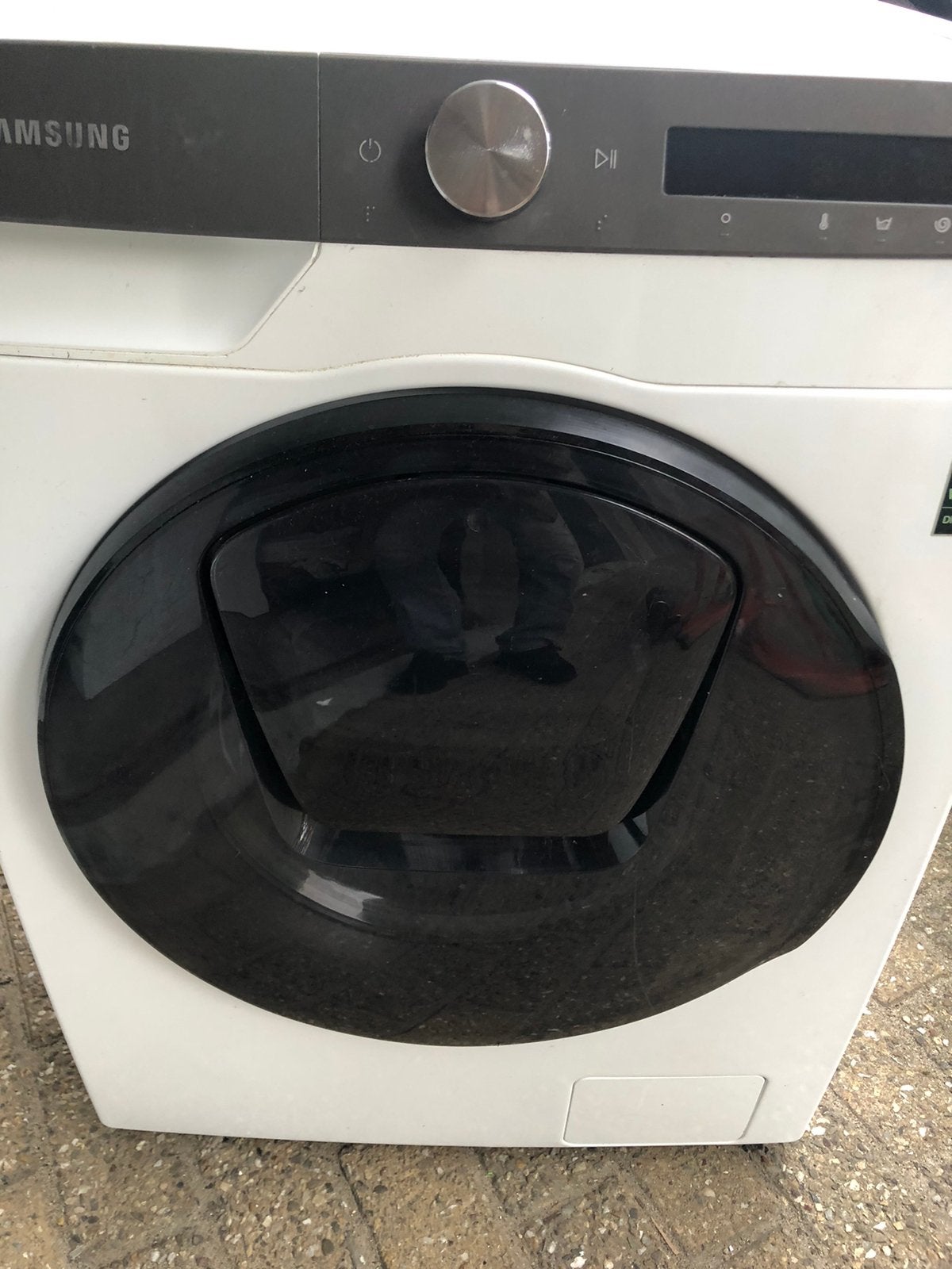 Was en droogcombinatie Samsung, 6 tot 8 kg, Ophalen, Gebruikt, Minder dan 85 cm