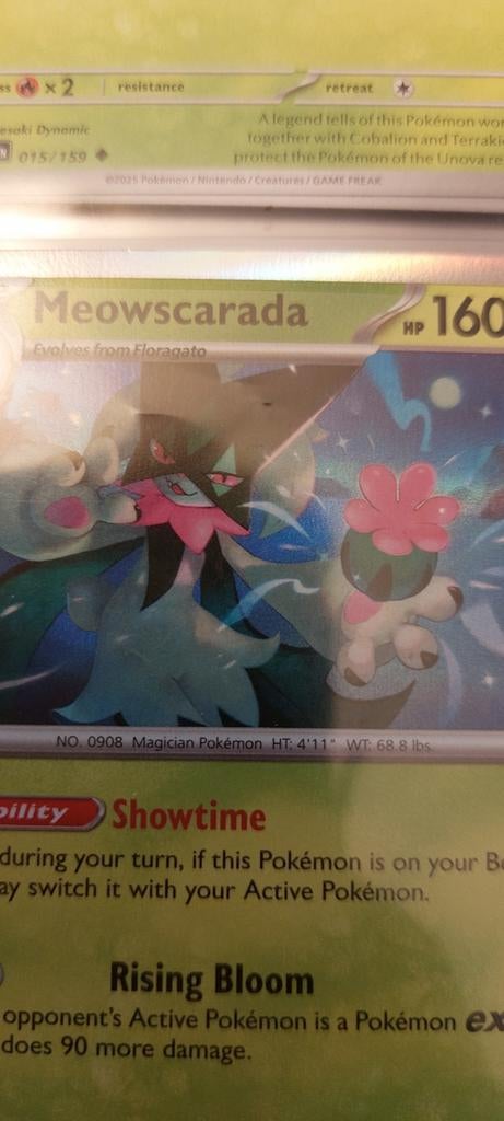 Meowscarada 18 pokemon kaart journey together, Ophalen of Verzenden, Zo goed als nieuw