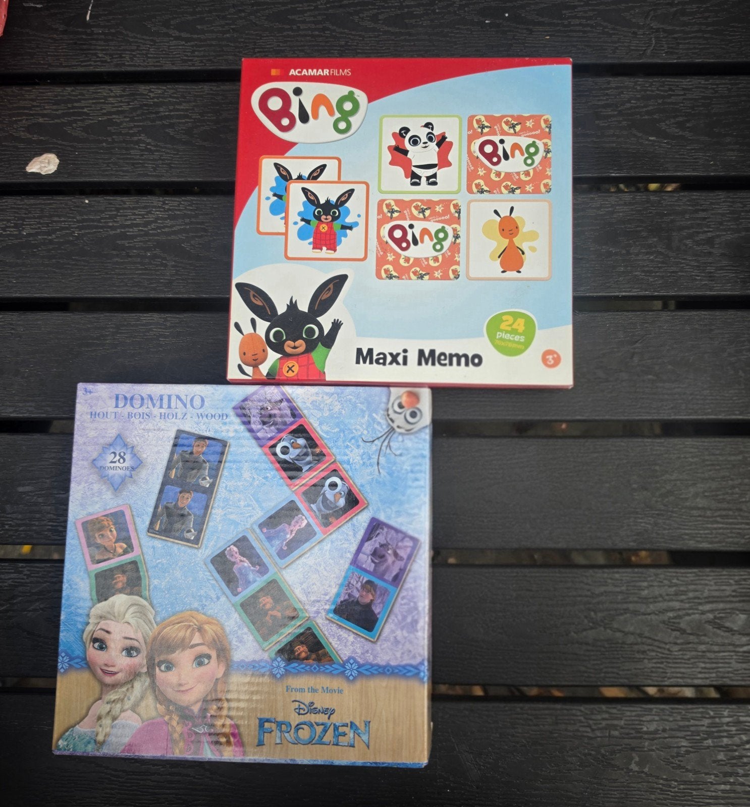 Bing Maxi Memo & Disney Frozen Domino Spellen, Hobby en Vrije tijd, Een of twee spelers, Nieuw, Ophalen of Verzenden, ACAMARFILMS / Disney